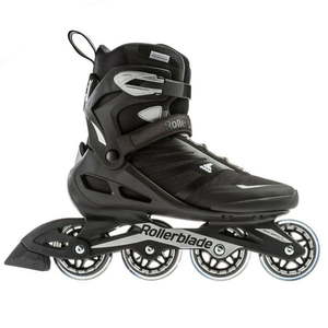 lot 62966 image: Rollerblade USA Zetrablade Mens Adult Size 12 Fitness Inline Skate BlackSilver