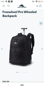 lot 62968 image: Freewheel Pro Wheeled Backpack