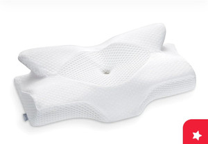 lot 62969 image: Elviros Deep Sleep Cervical Memory Foam Pillow