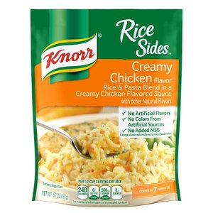 lot 62982 image: Rice Sides creamy chicken flavor