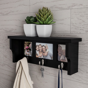 lot 62989 image: lavish home wall shelf and picture collage