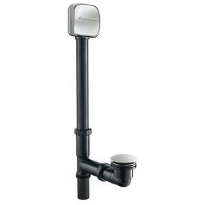 lot 63011 image: American Standard Deep Soak Bath Drain in Polished Chrome