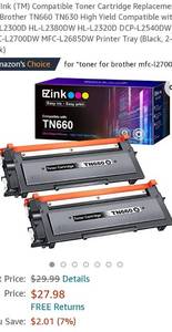 lot 63014 image: Compatible Toner Cartridge Replacement for Brother TN660 TN630