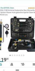 lot 63032 image: AUTOOL C100 Universal Automotive Non-Dismantle Fuel System Cleaner Auto gasonline Injector Clean tool For Petrol Cars
