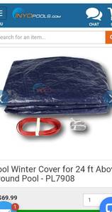 lot 63038 image: Pool Winter Cover for Ground Pool