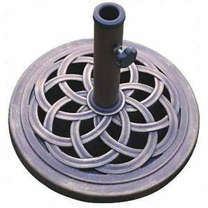 lot 63119 image: DC America 18 Round Cast Stone Umbrella Base