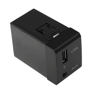 lot 63121 image: Huam Easy Installation Plug Play ABS Audio Jack Assy AUX USB Auxiliary Jack Adapter 96120-2B000 for Hyundai Santa Fe 2007-2012