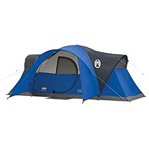 lot 63154 image: Coleman Camping Tent  8 Person Montana Cabin Tent with Hinged Door (B00J955FG6)