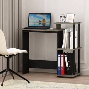 lot 63195 image: Furinno 11192 Efficient Home Laptop Notebook Computer Desk French OakBlack