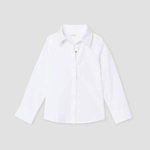 lot 63285 image: 5. Toddler Girls Adaptive Long Sleeve Button-Down Shirt - Cat & Jack White 5T