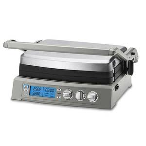 lot 63286 image: Cuisinart - Countertop Indoor Griddler Elite - Stainless Steel