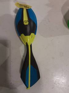 lot 39122 image: NERF Vortex Ultra Grip Football, Designed for Easy Catching, Howling Whistle Sound, Distance-Optimizing Tail, Water-Resistant, All-Weather Play