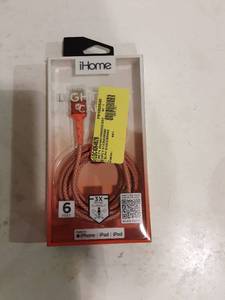 lot 39147 image: iPhone 6ft charging cable