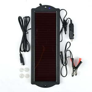lot 39162 image: Ozark Trail 12-Volt Solar Battery Maintainer, Trickle Charge, With Carrying Case, BT6318