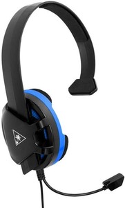 lot 39165 image: Turtle Beach Recon Chat PlayStation Headset PS5 PS4 Xbox Series X Xbox Series S Xbox One Nintendo Switch Mobile &amp PC with 3.5mm Glasses Friendly High-Sensitivity Mic - Black