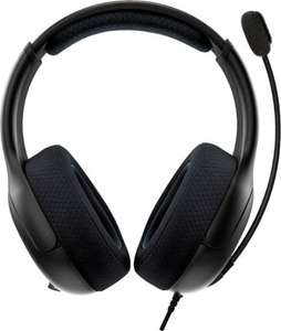 lot 39166 image: PDP - LVL50 Wired Stereo Gaming Headset for PlayStation - Black - Black