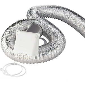 lot 39115 image: Deflecto 8 ft. Supurr-Flex Dryer Vent Kit RK8WF2W