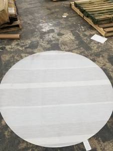 lot 38553 image: 58 x 58 ROUND RUG SOILED NEEDS CLEANING