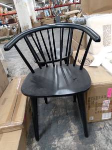 lot 38563 image: Set Of 2 Black Chairs