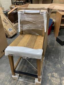 lot 38656 image: OMNI COUNTER STOOL NATURAL 1 ONLY