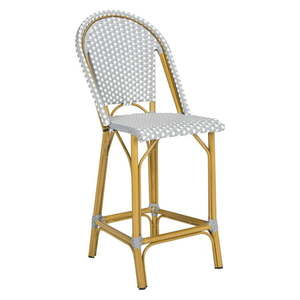 lot 38657 image: Safavieh Gresley Outdoor French Bistro Stacking Counter Stool