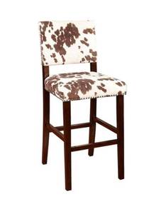 lot 38666 image: LINON COREY BAR STOOL UDDER MADNESS