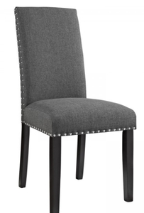 lot 38594 image: Modway Eei-1384-gry Parcel Dining Fabric Side Chair In Gray