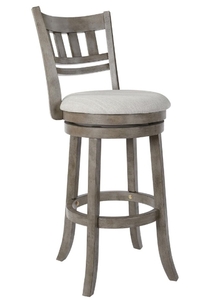 lot 38603 image: GREY 29H SWIVEL BAR HEIGHT CHAIR, 1PC