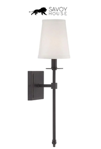 lot 38627 image: SAVOY HOUSE WALL MOUNT LIGHT, QTY 2, CLASSIC BRONZE
