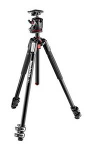 lot 38503 image: Manfrotto 190 3-Section Aluminum Tripod with XPRO Ball Head
