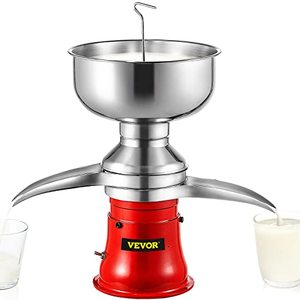 lot 38521 image: VEVOR Milk Cream Centrifugal Separator, Stainless Steel Electric Cream Separator, 25 GalH & 100LH Goat Milk Separator Turning Raw or Whole Milk into Cream and Skim Milk Cow Cream Separator 110-240V