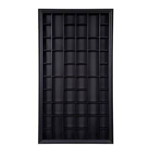 lot 38852 image: Gallery Solutions 17x32 Shot Cabinet with Glass Front, Black Display Cases, 17 x 32 (B01FY2RQVE)