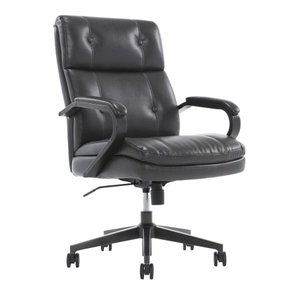 lot 38861 image: Serta� SitTrue�� Belterra Mid-Back Manager Chair Black