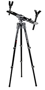 lot 35431 image: BOG FieldPod Max Hunting Rest with Maximum Shooting Stability, Bubble Level, Tension Knobs, Non-Marring Hands-Free Gun Rest, Adjustable Legs, and Screw Out Spikes for Hunting, Shooting, and Outdoors (B07KSG1NDH)