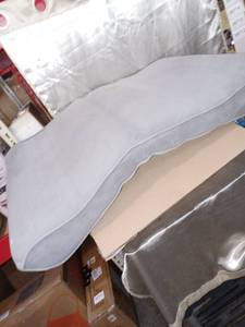 lot 38712 image: LARGE CRATE PILLOW, GREY