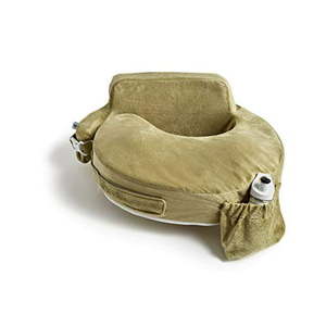 lot 38734 image: My Brest Friend Super Deluxe Nursing Pillow, Green