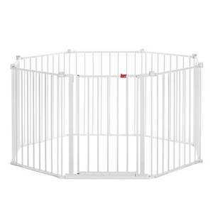 lot 38990 image: Regalo 192-Inch Super Wide Adjustable Baby Gate and Play Yard, 4-In-1, Bonus Kit, 4 Count (Pack of 1 (B003VNKLIY)