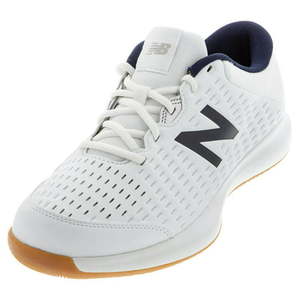 lot 40127 image: Mens 696v4 D Width Tennis Shoes White and Navy