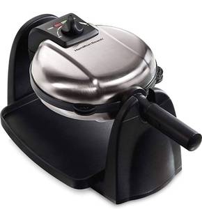 lot 40135 image: Hamilton Beach Flip Belgian Waffle Maker