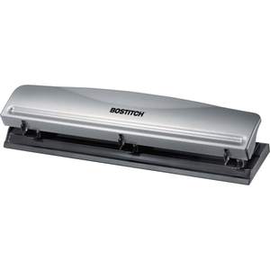 lot 40143 image: Bostitch Office HP12 3 Hole Punch 12 Sheet Capacity Metal