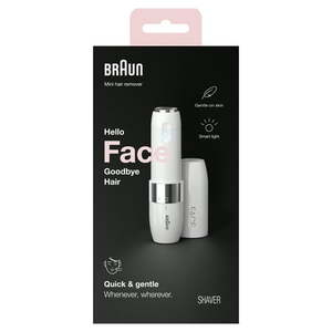 lot 40144 image: Braun Mini Hair Remover Electric Shaver Facial Hair Removal for Women
