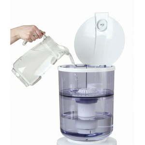 lot 40202 image: Vitapur Water Filtration Bottle System for Top-Load Water Dispensers White