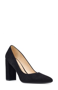 lot 40211 image: Nine West Astoria Pump in Black Suede at Nordstrom, Size 8.5