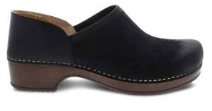 lot 40212 image: DANSKO BRENNA BURNISHED SUEDE , BLACK WOMAN SIZE 39
