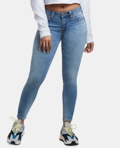 lot 40220 image: True Religion Jennie Curvy Skinny Jeans