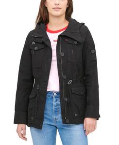 lot 40223 image: Levis Womens Hooded Military Jacket