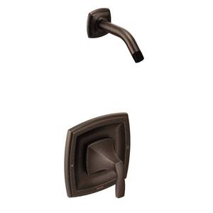 lot 195 image: Moen Voss Shower Trim Kit - Oil Rubbed Bronze