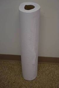 lot 22 image: Roll of White Paper 30 Wide