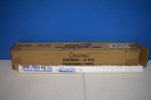 lot 197 image: 12 Frost King Adjustable Vinyl Storm Door Bottoms