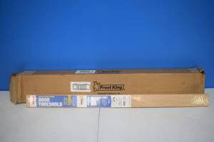lot 200 image: 12 Frost King Interior Wood Saddle Door Threshold